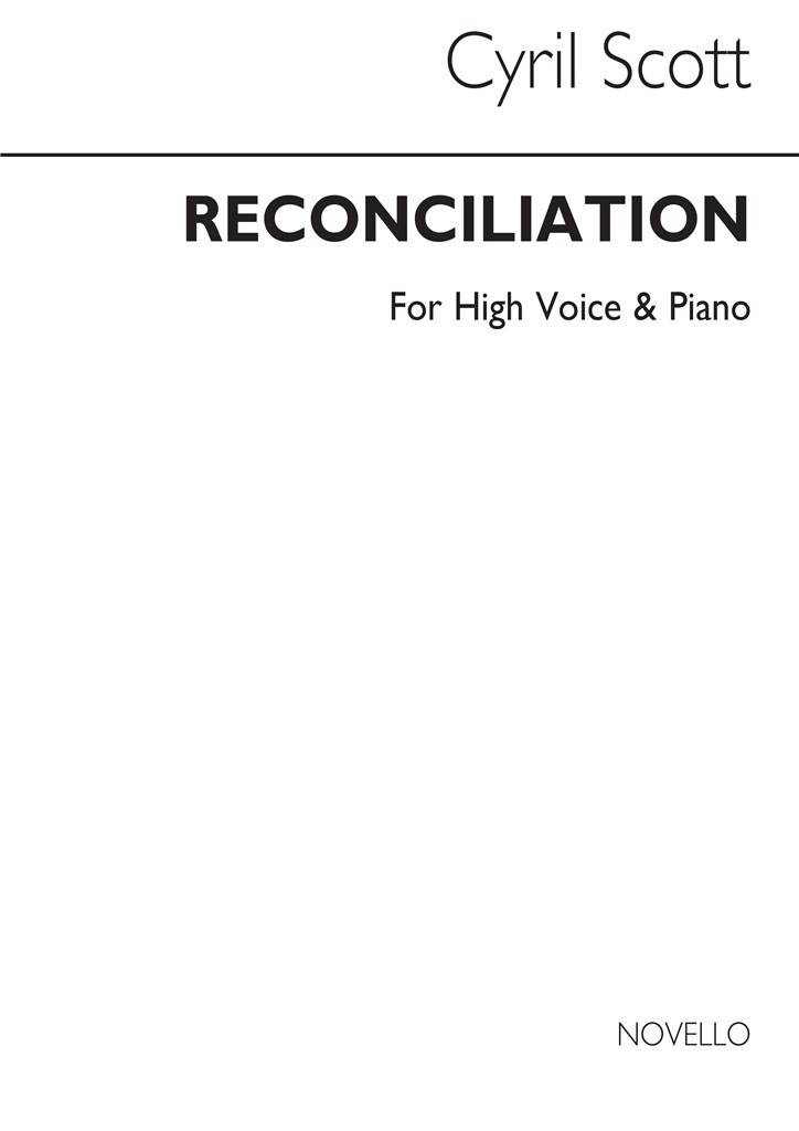 Reconciliation-high Voice/Piano (Key-b Flat)